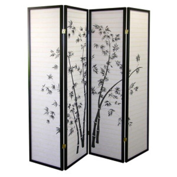 Ore Furniture Ore Furniture R591-4 4-Panel Room Divider - Bamboo R591-4 - main